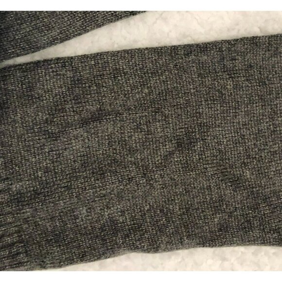 GRAY CASHMERE SILK SWEATER SIZE LARGE V NECK LONG SLEEVE LIGHT ZZ SILK WOMENS - Picture 4 of 4